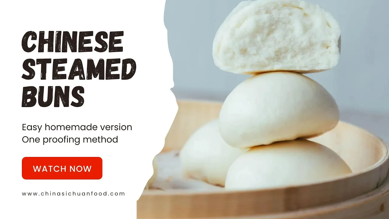 Chinese Steamed Buns - mantou (one proofing method)