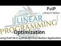 Optimization case study in Supply Chain using