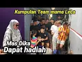 Lagu Grebek Lokasi shooting,, Mama lela terbaru full team, dika bj dapat hadiah dari fans
