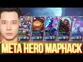 PRO PLAYER MAIN META HERO MAP HACK! - Mobile Legends