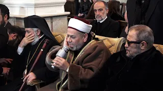 الفيديو الكامل لتلاوة القرآن الكريم في عزاء وديع جورج وسوف دندنها