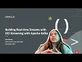 Developer Coaching - Building Real-Time Streams with OCI Streaming with Apache Kafka