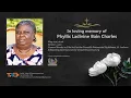 Celebrating the life of Phyllis Ladivine Bain Charles