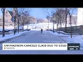 UW-Madison cancels class due to cold
