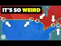 Why The US-Canada Border Is So Weird