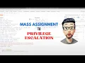 Bug Bounty Mass Assignment leads to privilege escalation Mass Assignment explained