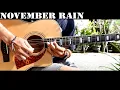 Download Lagu Guns N' Roses - November Rain Guitar Solo On Acoustic Guitar