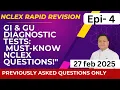 GI GU Diagnostic Tests Must-Know NCLEX Questions NCLEX Rapid Revision - Ep 4 nclex Review