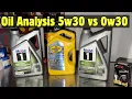 3 0 Duramax Oil Analysis 5w30 vs 0w30 Pennzoil Mobil