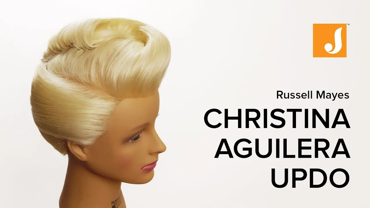 Christina Aguilera Updo