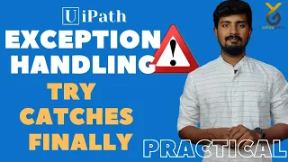 Exception Handling in UiPath | Try Catch Finally full explanation | yellowgreys | YouTube