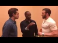 Chris Evans, Sebastian Stan & Anthony Mackie - "Push -Up Challenge Issued to Team Iron Man"