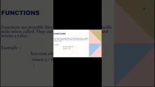 Basic concepts of javascript Variables functions Object s Loops
