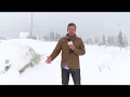 Snowy rainy Monday on MacDonald Pass