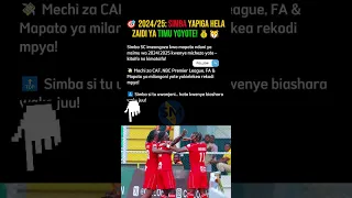 2024 25 SIMBA YAPIGA HELA ZAIDI YA TIMU YOYOTE 