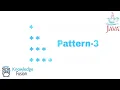 Pattern-3 using JAVA Programming ICSE