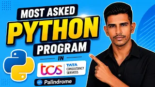 Palindrome Program in Python Most Asked Python Interview Question Python Tutorial