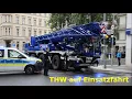 Lagu [🚨THW Kran🚨]  Einsatzfahrt zu einstürzendem Gebäude || THW Berlin