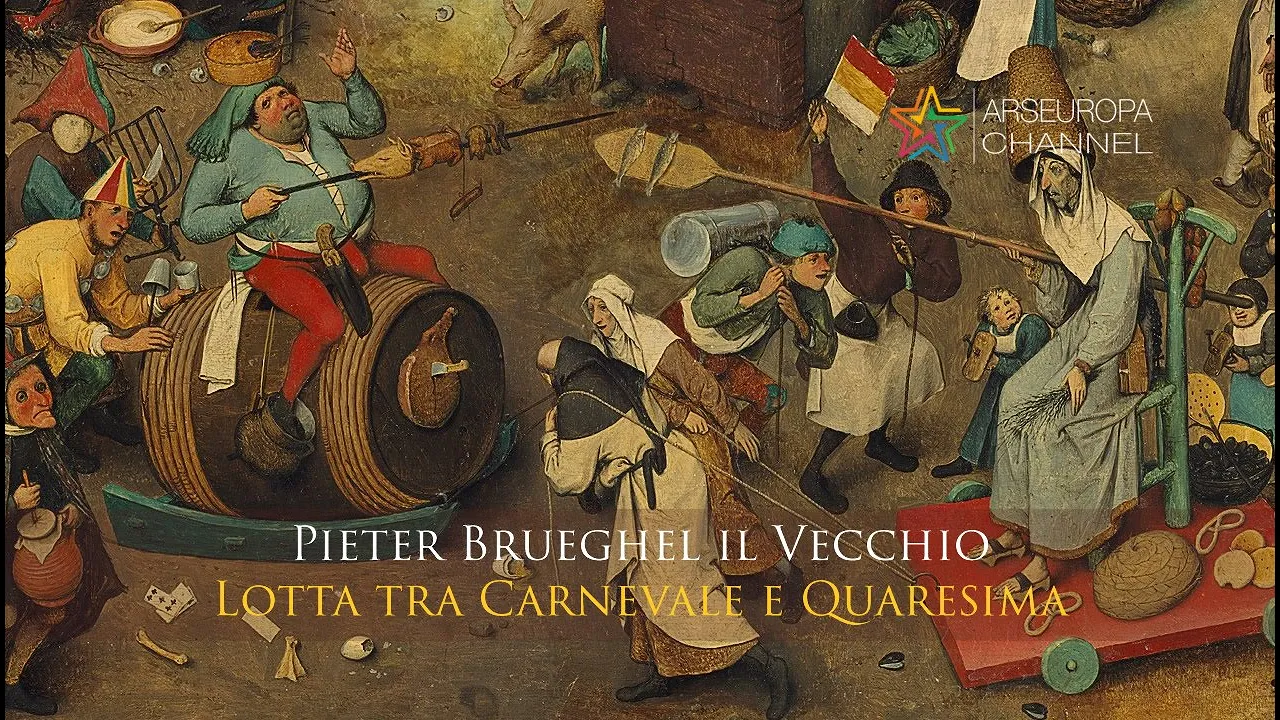 Simbologia nella Lotta tra Carnevale e Quaresima -  Pieter Brueghel il Vecchio   SIMBOLI NELL'ARTE