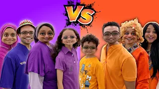 مشروع جواز I تحدي اللون البرتقالي ضد اللون البنفسجي مسابقات جدو مناسو 