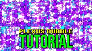 Plexus Bubble Tutorial Background in After Effects
