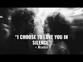 Download Lagu I Choose to Love You in Silence - RUMI (Love Poem)