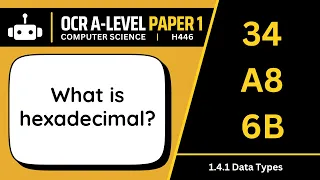 Hexadecimal 4 1e OCR A-Level Computer Science