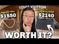 Comparison Of NEW RELEASE LV Pochette Accessoires XL VS Regular Size Is It Worth It