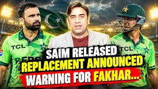Saim Ayub Out of ODI Squad! 😱 PCB Replacement Announced!