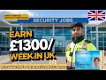 High-Paying SECURITY JOBS in the UK Get SIA Badge Certification As An International Student