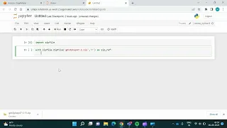 extract zip file in jupyter notebook python 3