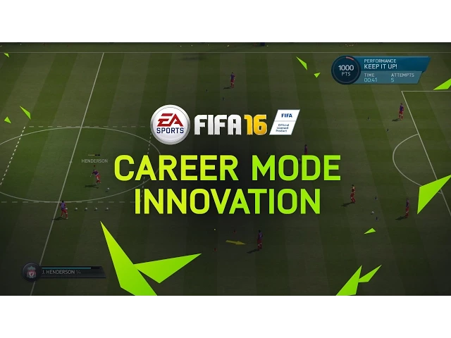 FIFA 16 Career Mode Innovations