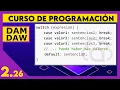 JAVA switch con int char y String DAM - DAW