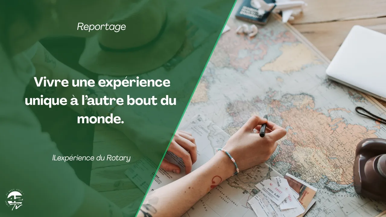 ⁣Une année en France grâce au programme d’échange du Rotary