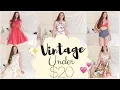 Vintage Try on Haul UNDER 20 Testing Retro Clothes From Amazon