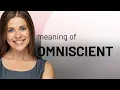 Omniscient meaning of OMNISCIENT