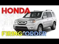 HONDA PILOT 3 5L ACCORD CIVIC FIRING ORDER AND CYLINDER LOCATIONS MISFIRES AND COILS BANK 1 2