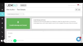 SEO Checker - Invalid Sitemap.xml Format