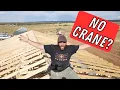 Installing Massive Trusses Without a Crane Here s Our Method