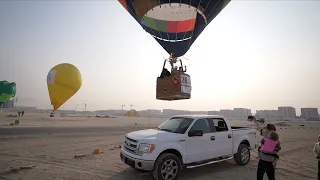 Balloon Landing On My Car? | Qatar Balloon Festival 2021