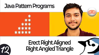 Java Pattern Program Right Aligned Triangle Logic Code