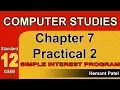 Simple Interest Calculation in Java Practical 2