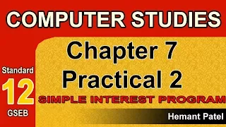 Simple Interest Calculation in Java Practical 2