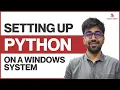 Setting Up Python on a Windows System Class 01 Python Core Advance Course