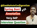 EnableAutoConfuguration Spring Boot Annotation Telusko