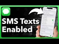 How To Turn On SMS Text Messaging On iPhone
