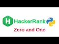 Zeros and Ones HackerRank solution python Hacker Rank Hacker Rank Solution Code Infinity