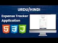 Trying to Build Expense Tracker App Html CSS JavaScript