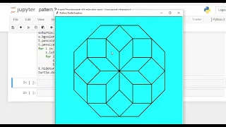 Make Pattern in Python turtle module Jupyter Notebook Python Tutorial IEMLabs