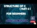 STRUCTURE OF C part-2 Header files in C C tutorials for beginners